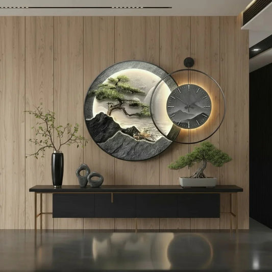 Zen Horizon LED Wall Clock