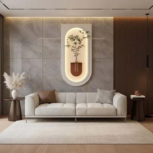 ✨Serenity Botanical LED Wall Art Warm White Glow with Minimalist Design