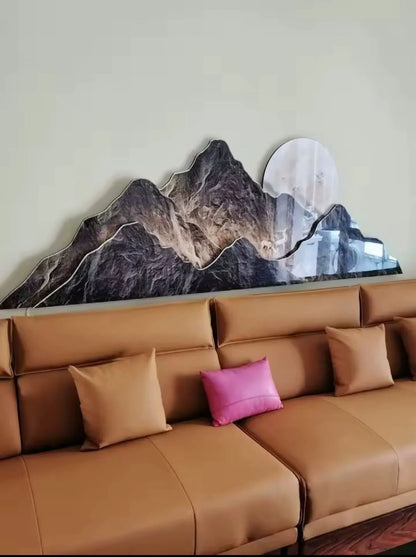 Moonlit Mountain LED Wall Sculpture