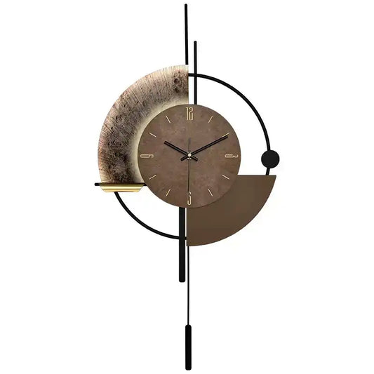 Modern Geometric LED Wall Clock